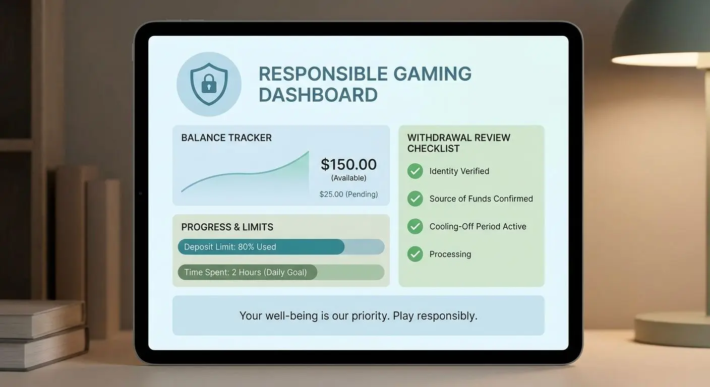 Managing Bonus Progress and Withdrawals Balance tracking and withdrawal checklist visual