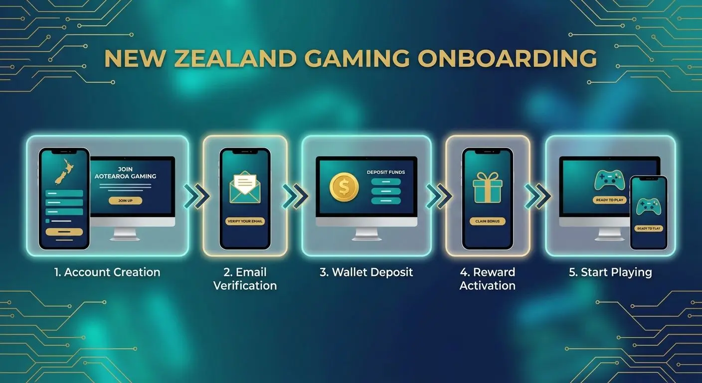 How to Claim the Spinbet Welcome Offer Visual guide to registration and welcome bonus activation steps